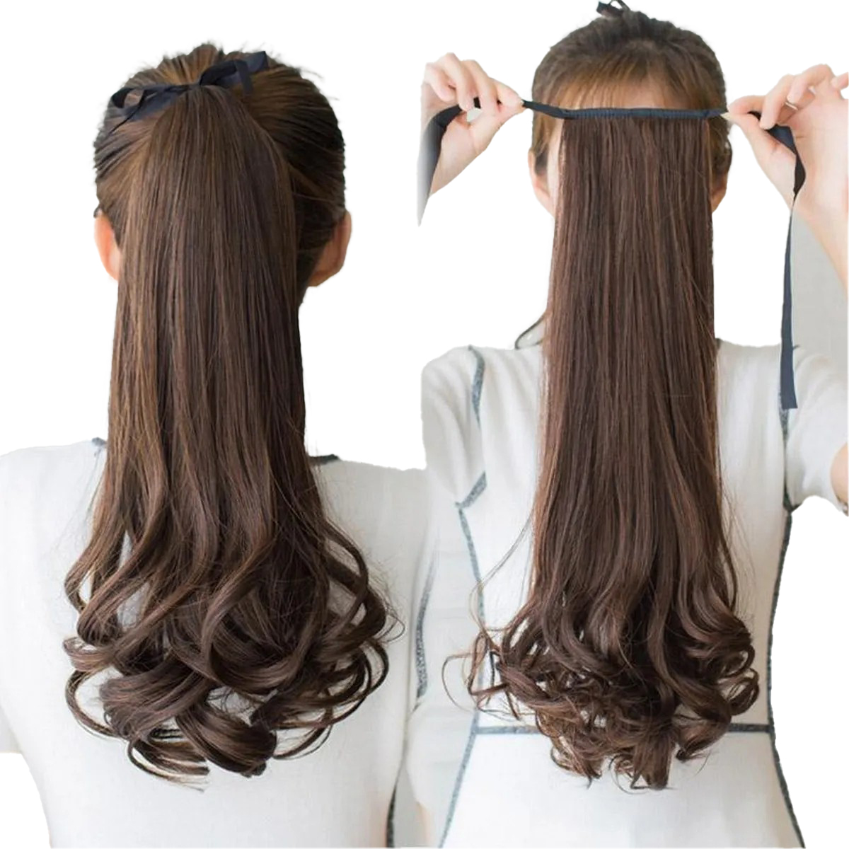 Ponytail shop hair wig