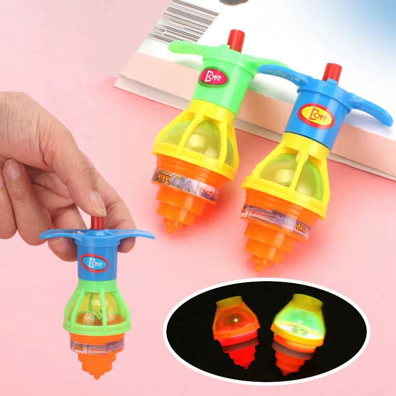 Light Up Flashing Spinning Top Toys with Gyroscope Novelty Bulk Toys Party Favors Kids Toys Spinning Tops