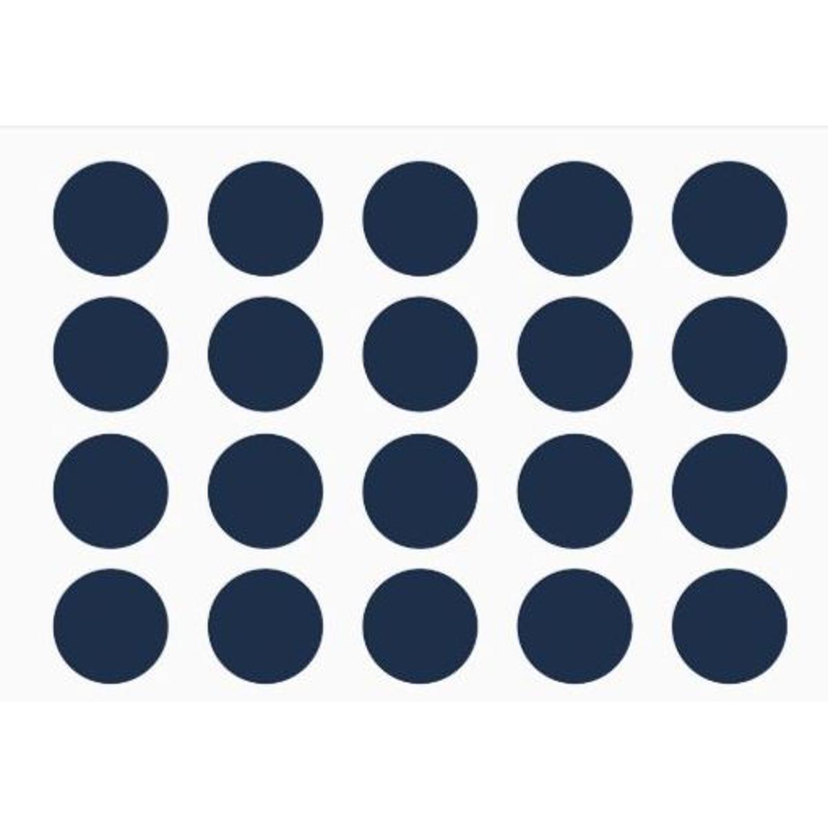 480-Piece Colored Dot Stickers - 2 Inch Round Labels For Coding & Organizing 20 Colors