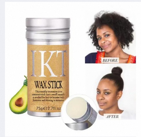 Hair Wax Stick,Professional Strong Hold Hair Styling Gel,Slick Stick Hair Pomade for Flyaways and Edge Frizz Hair,Non-greasy Long Lasting Gels Hair Cares Make Broken Hair Look Neat & Tidy 75 gram