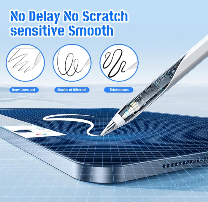2 In 1 Stylus Pen For Cellphone Tablet Capacitive Touch Pencil For Smart Phone Layor| 2 in 1 Universal Stylus Pen for Tablet Mobile Phone Pad Screen Podazz Double-headed Silicone Disc Drawing Tablet Phone Capacitor Pen