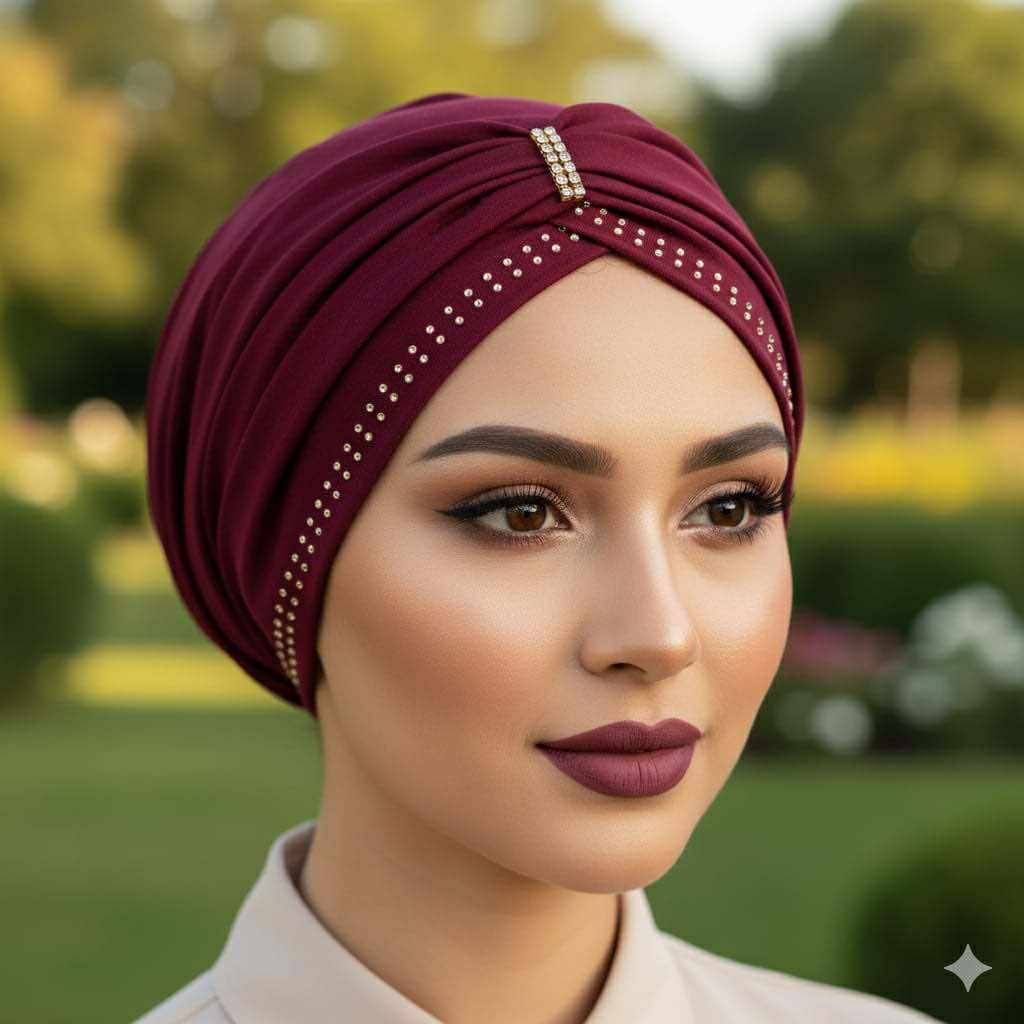 Side Party Hijab Cap New Arrival