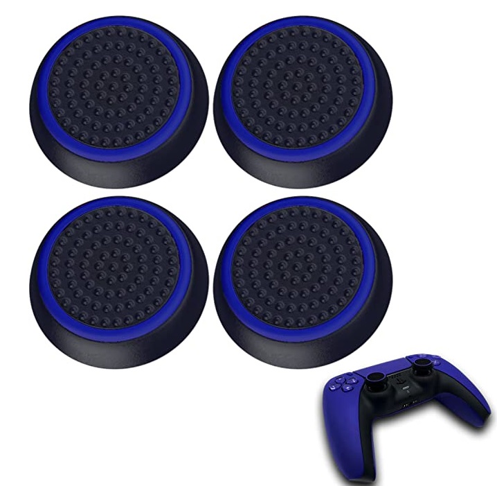 4pcs Thumb stick Caps Grip Accessory Set Aim Assist Caps For PS5 PS4 PS3 Xbox One Series X S Controller Sticks Joystick Protection