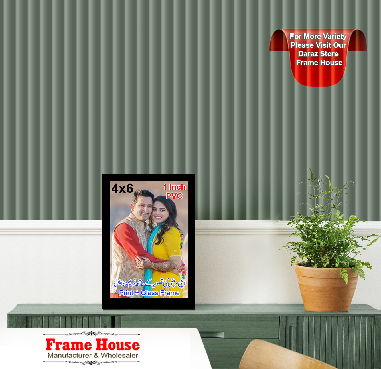 Customized Black Photo Frame with High Transparency Glass Modern Polymer Design Multiple Sizes Available