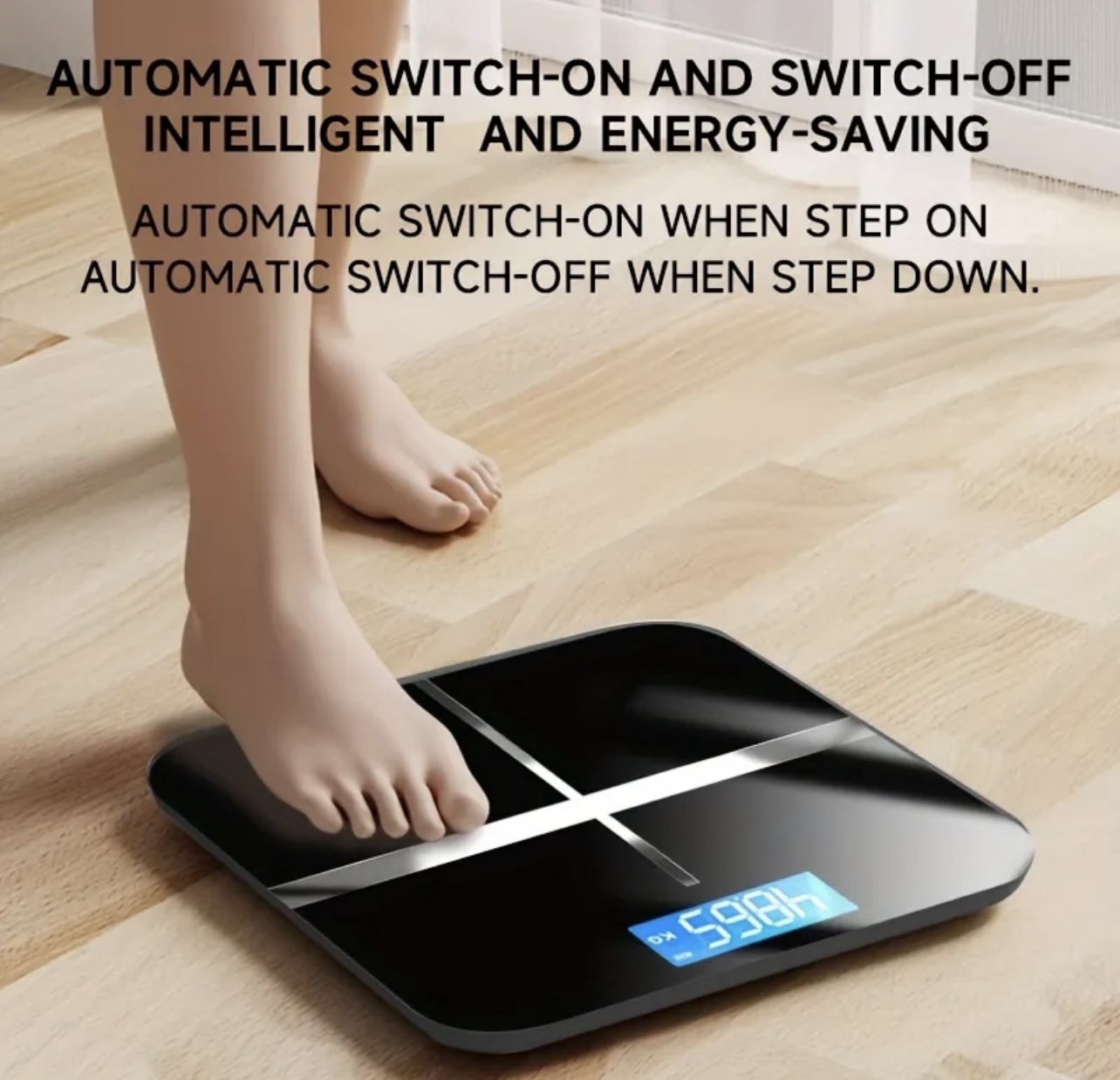 Imported 100% Accurate Tempered Glass Electronic Digital Body Weight Scale Digital Body Weight Machine Digital Body Weighing Scale Digital Body Weighing Machine Digital Bath Scale Digital Bathroom Scale Portable Weight Scale Machine