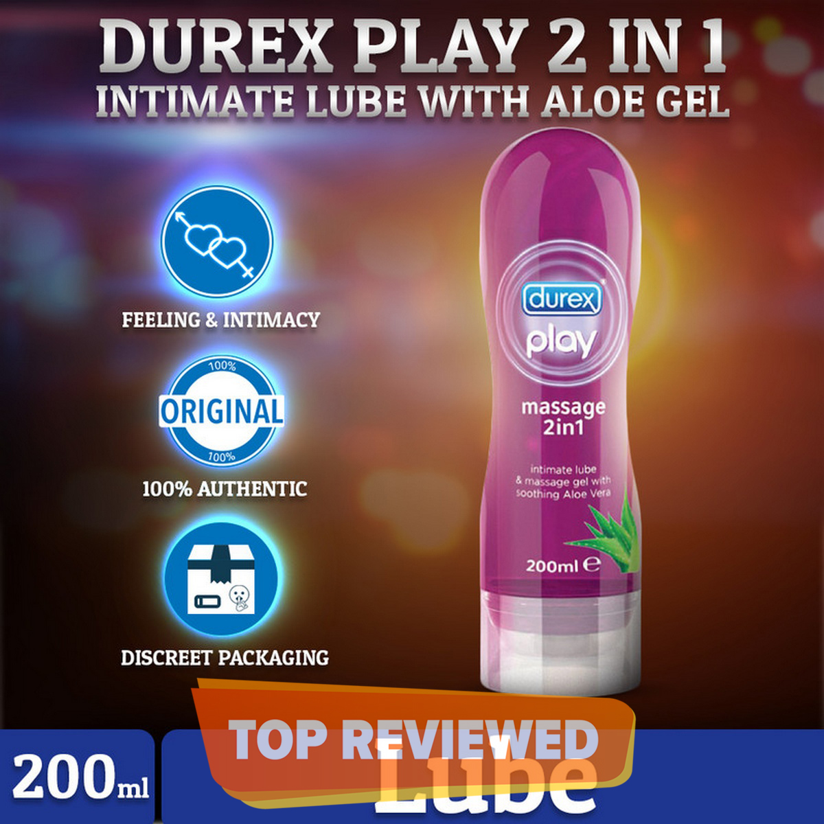 Durex Play 2 In 1 Soothing Aleo Gel 200 Ml Lube Price in Pakistan