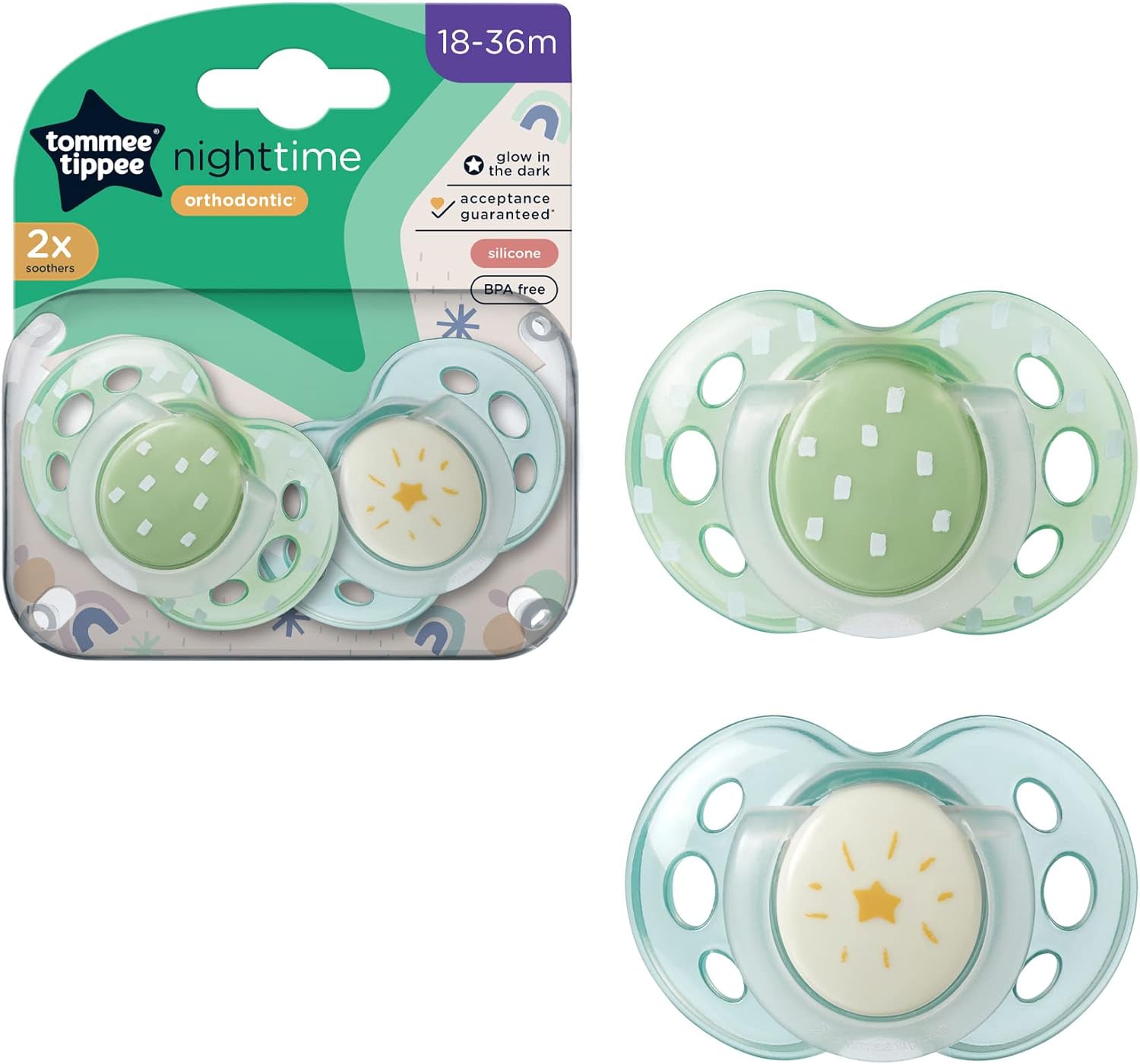 Tommee tippee glow in the hot sale dark pacifier