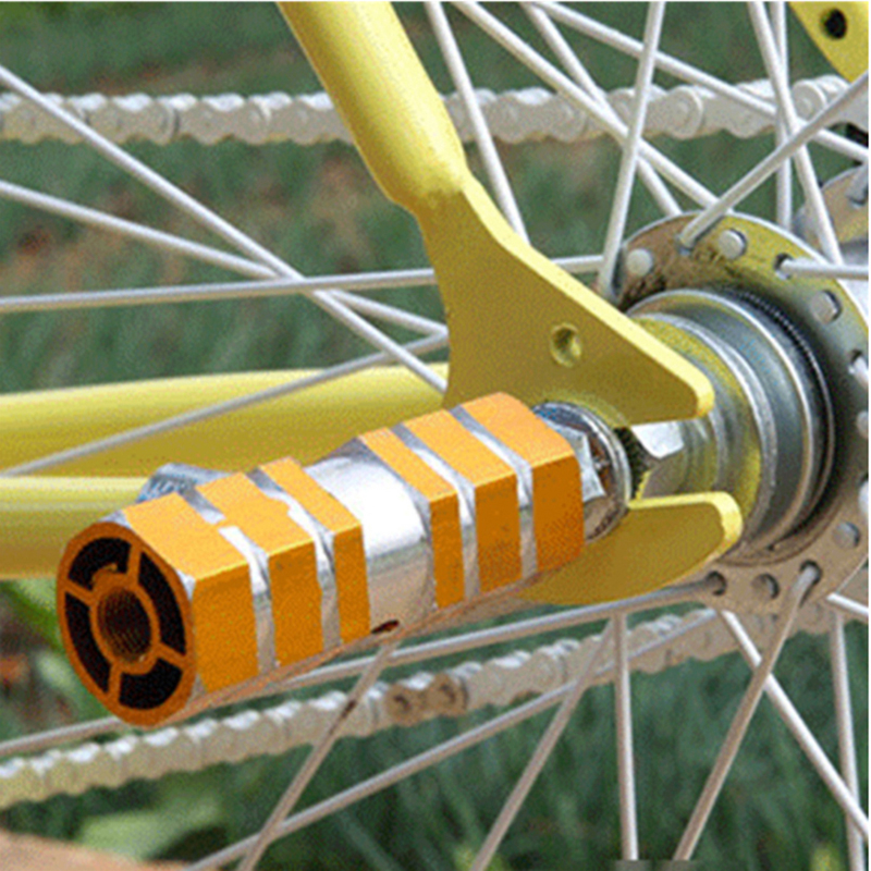 Excel Foot Rest for Bicycle / Bicycle Rear Pedal / MTB Bike Foot Pegs / Front & Rear Axle Bicycle Pedals Footrest / Cycle Accessories – All Colours