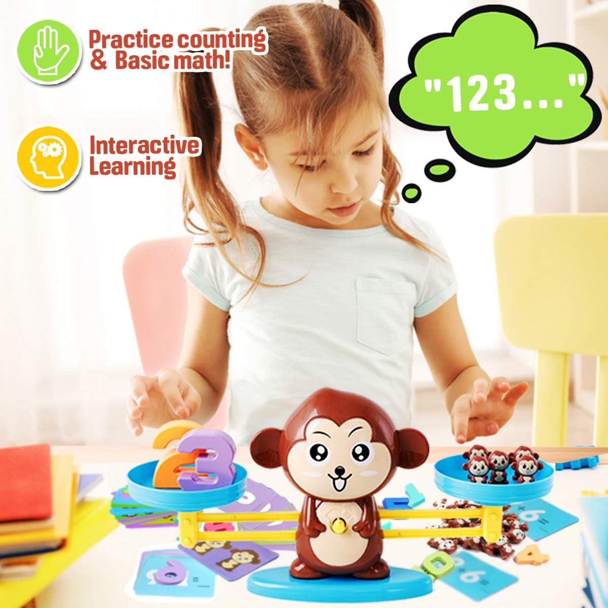 Monkey Balance Counting Toys Cool Math Games Educational Toys - Main Image