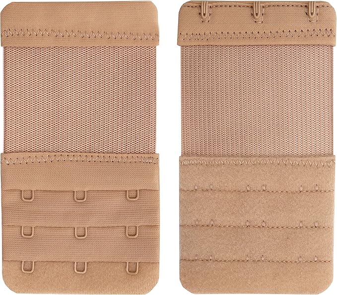 Pack of 3 Bra Extender 3 Hook,Stretchy Soft Comfortable Bra Strap Extender