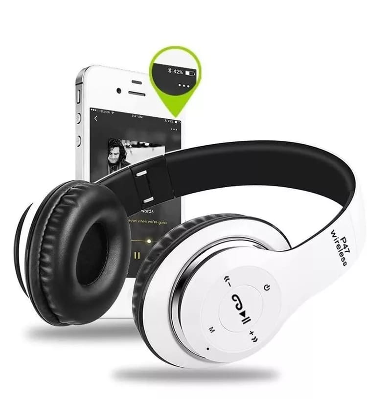 P47 On Ear Wireless Headphones Dynamic Plastic Mobile Phone Earphone with Volume Control / with Microphone / Noise-isolating Headset