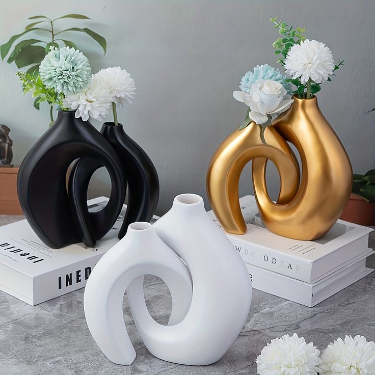 Creative Design Vase Ornaments Artistic Style, Decorations Suitable for Fireplace, Bedroom, Kitchen, and Living Room Decoration, office and theme based area