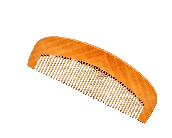 Pack of 3 Pieces Handmade Neem Wooden Comb (Lakdi ka Kangha) Anti Dandruff Comb Specially Beard | Wide Tooth Comb  For Women & Men Hair Growth.