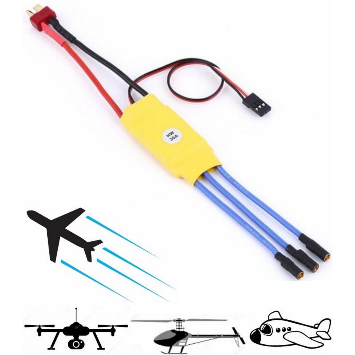 30A ESC Brushless Motor Speed Controller RC drones