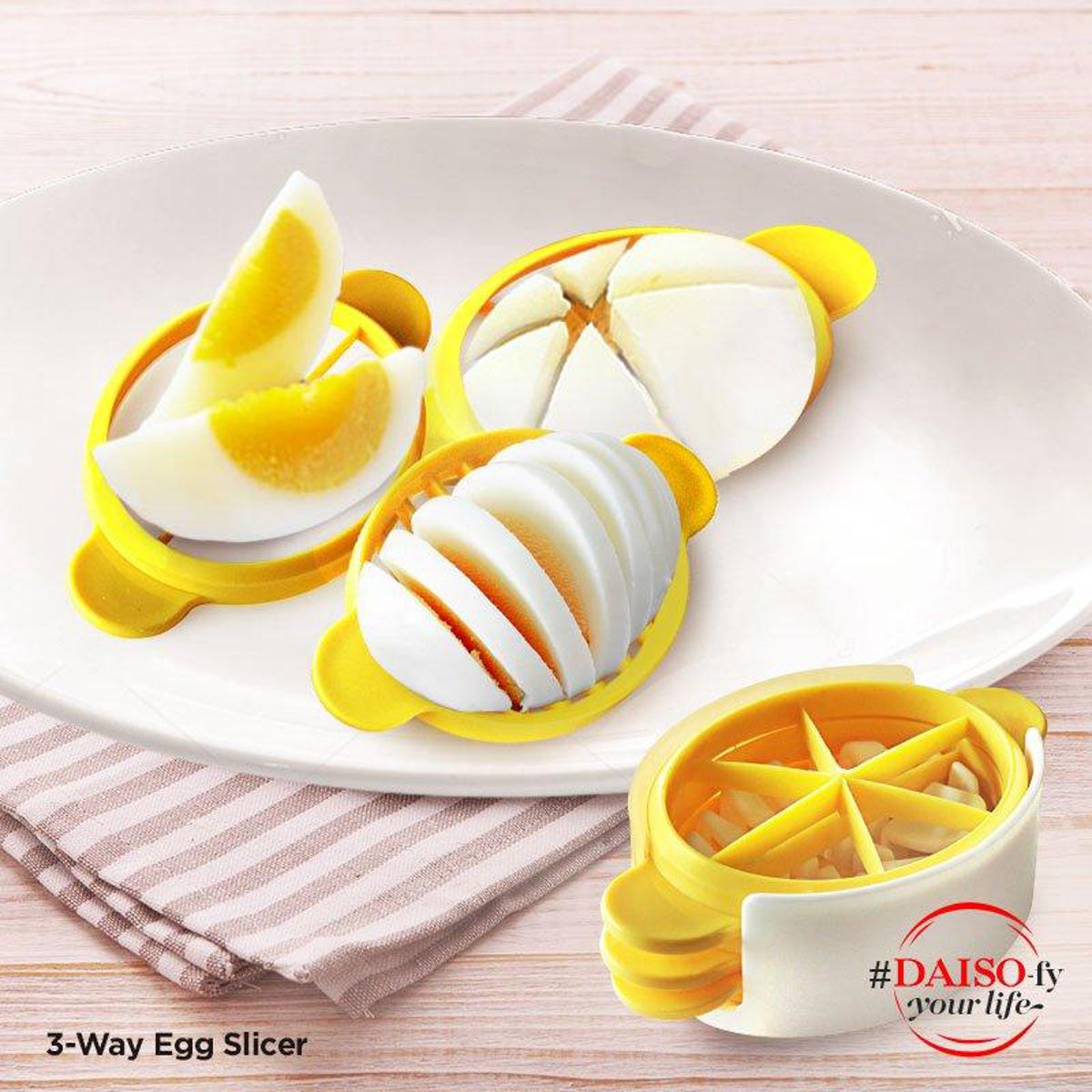 elegantstunning Multifunctional Fancy Egg Cutter, 3-in-1 Kitchen