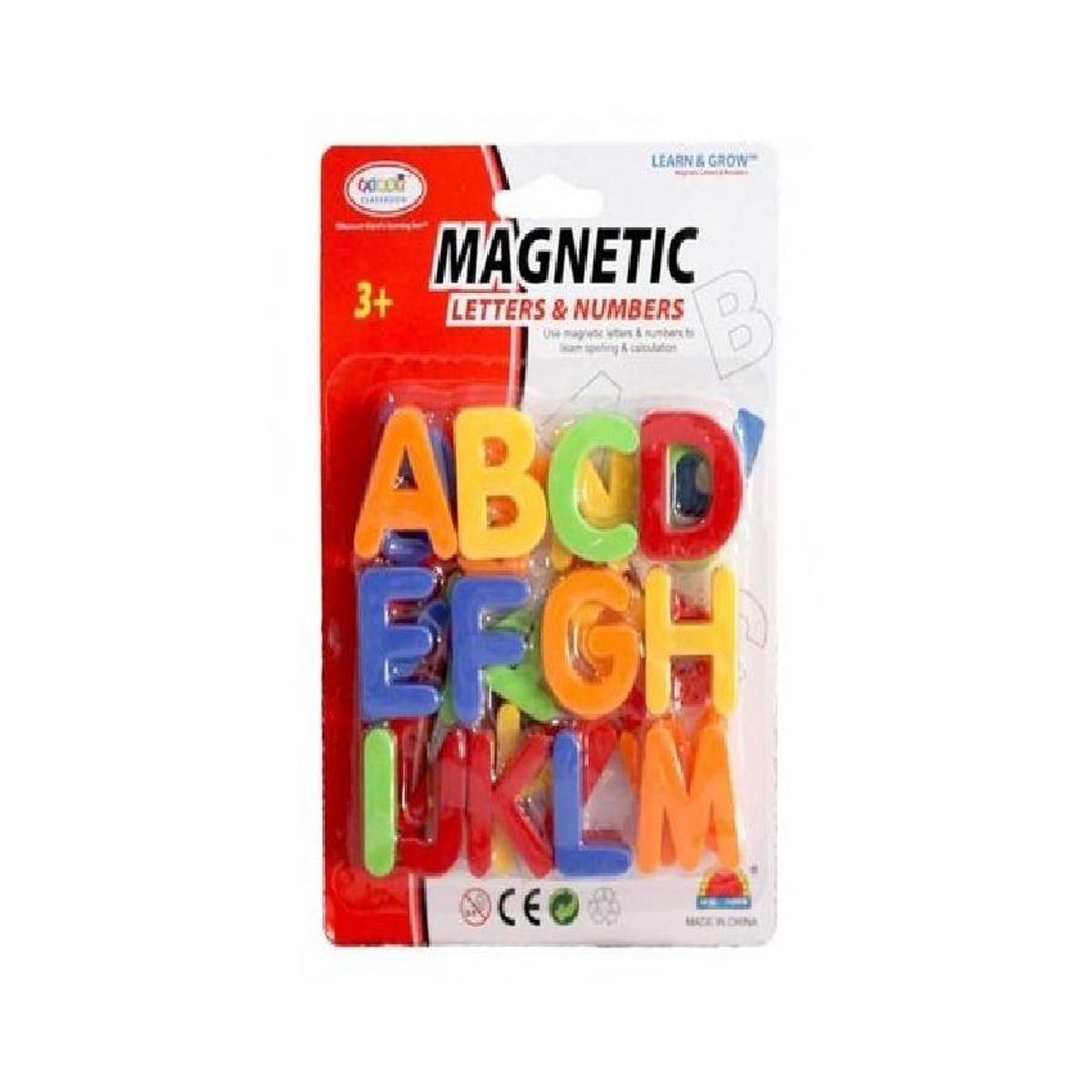Capital Alphabet Magnets - Multicolor-(K.S.)
