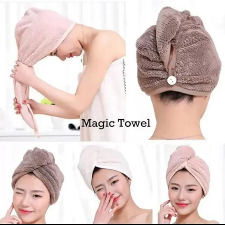 Instant hair 2025 drying towel