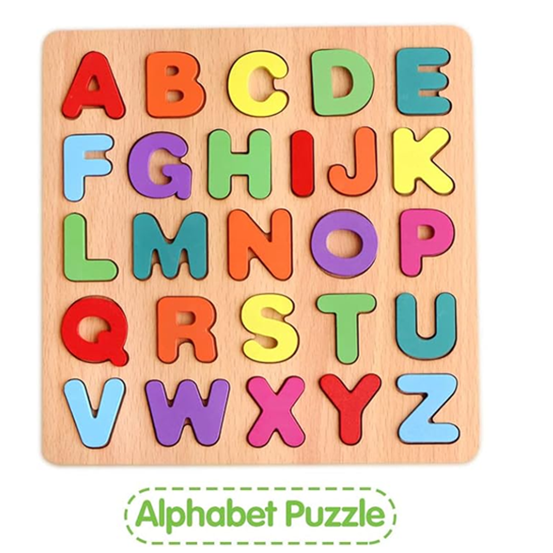 Urdu alphabet Puzzle Board Wooden  Childhood English learning Educational Toy  Learning Cognition Letters  Urdu learning Educational Toy