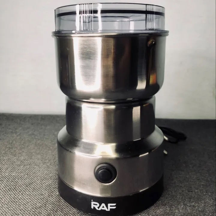 Raf Mini Electric Grinder Stainless Steel For Coffee Beans, Spices, Masala - R 7113 - 220V
