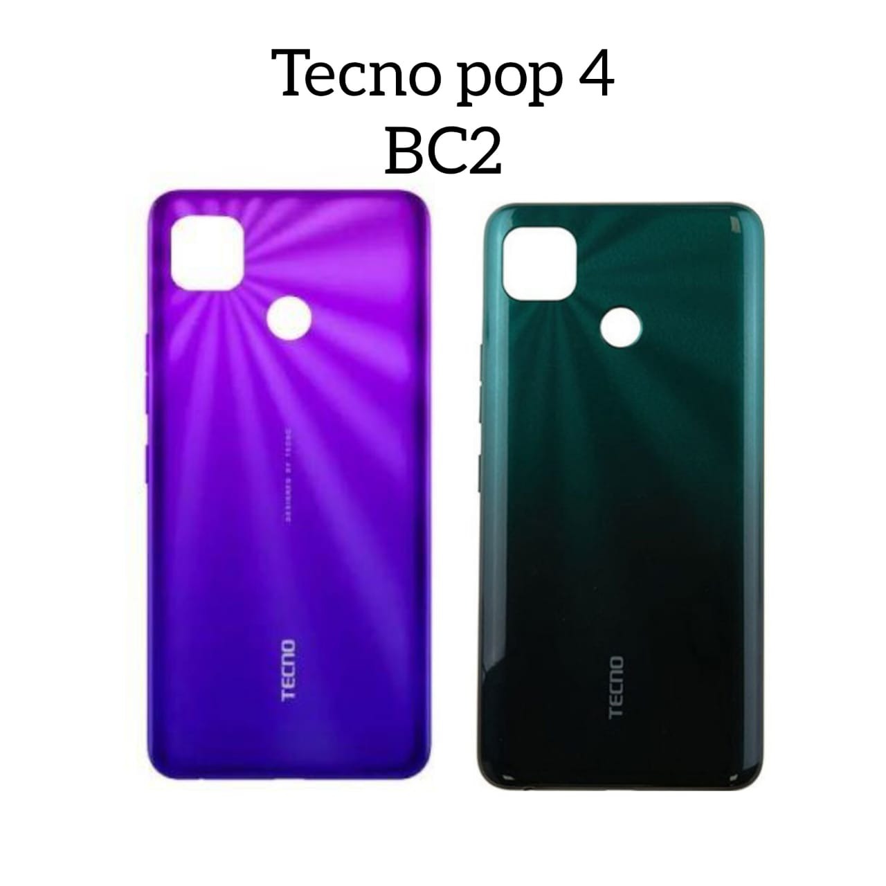 TECNO POP 4 BC2 Battery Back Cover Rear Door Housing Case, Back Panel for TECNO POP4 BC2.