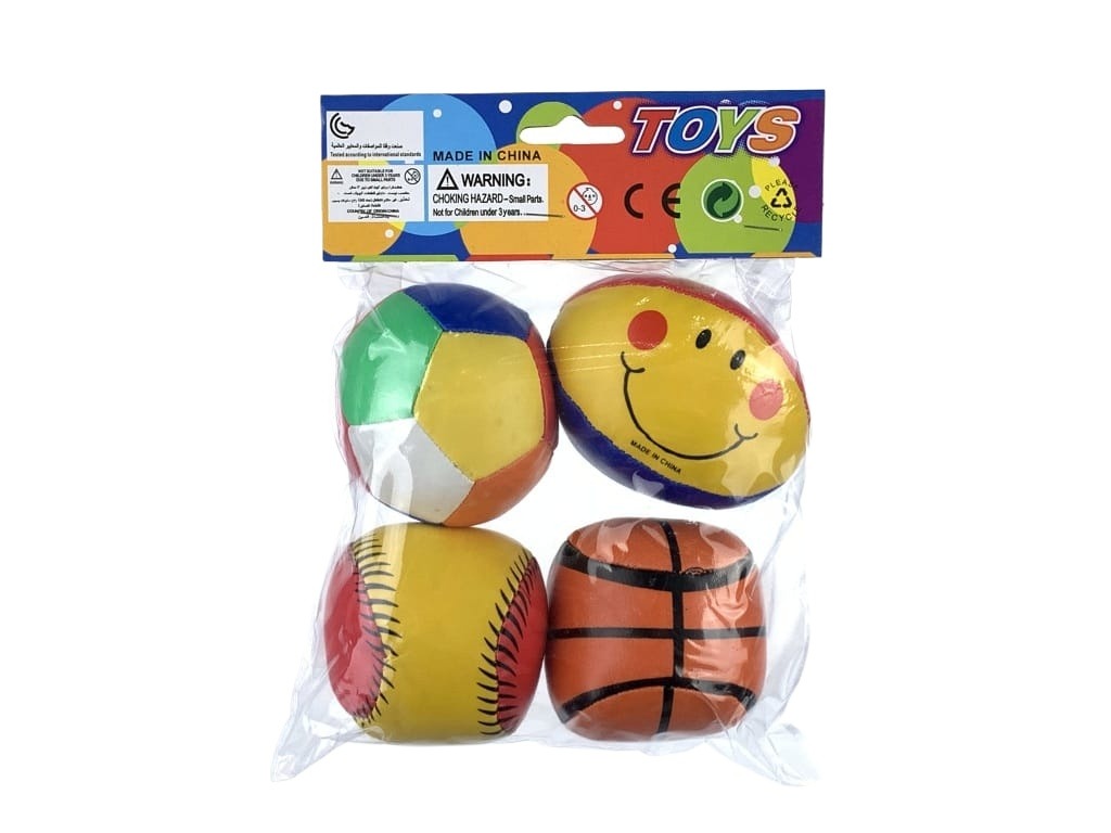 Speed Power Super Sport 4-Piece Mini Football Set - Durable, Lightweight, High-Quality Softballs for Kids