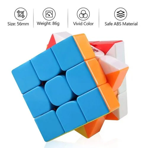 SP Dealz 3x3 Rubik’s Cube Puzzle – Classic Color-Matching Brain Teaser, Problem-Solving Fidget Toy for Kids & Adults Ages 8+