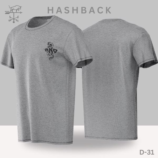 HashBack Printed Crew Neck T Shirt For Men - Round Neck II
