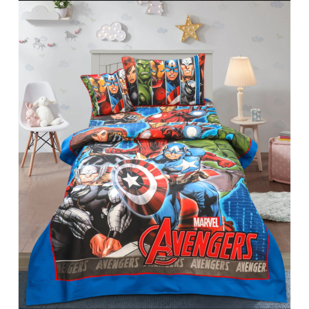 marvel avengers bed