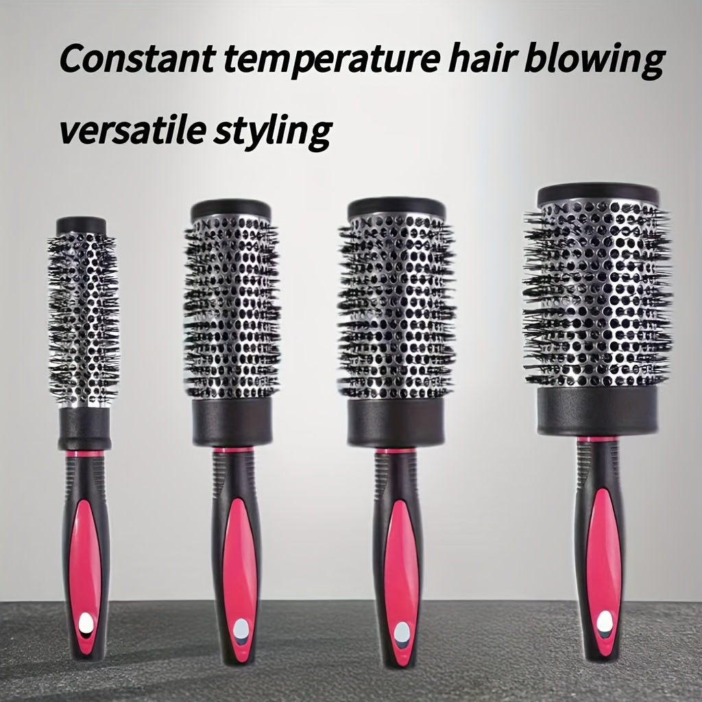 Premium Nylon Hair Styling Brush with Heat Protection for Straightening & Curling