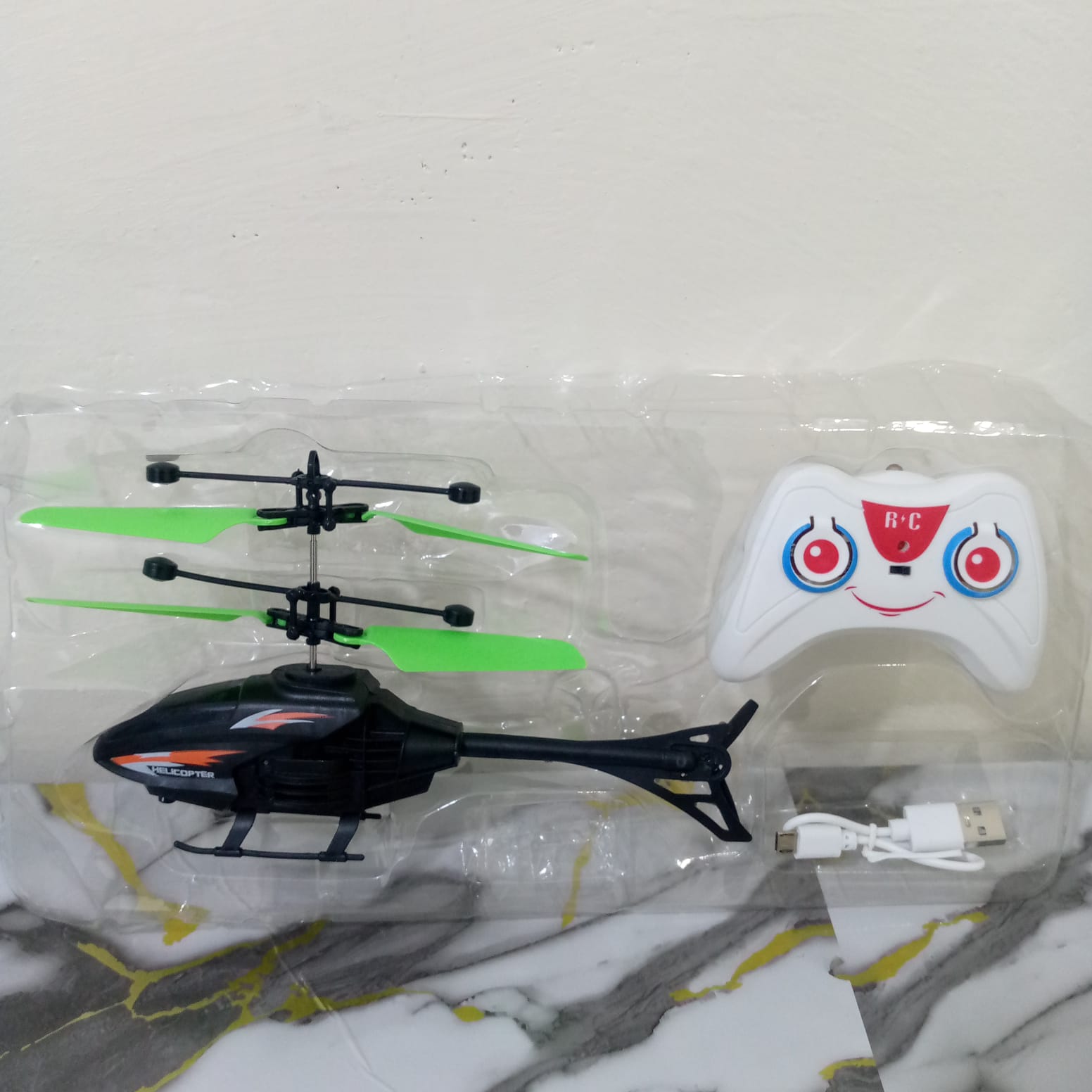 Remote Control Helicopter for Kids & Adults | 2-in-1 RC & Hand Sensor Flying Toy with LED Lights | Rechargeable RC Toy | Durable Blades | Best Gift for Boys & Girls