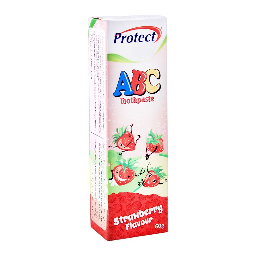 Protect ABC Flavoured Toothpaste in Strawberry, Orange, Bubblegum