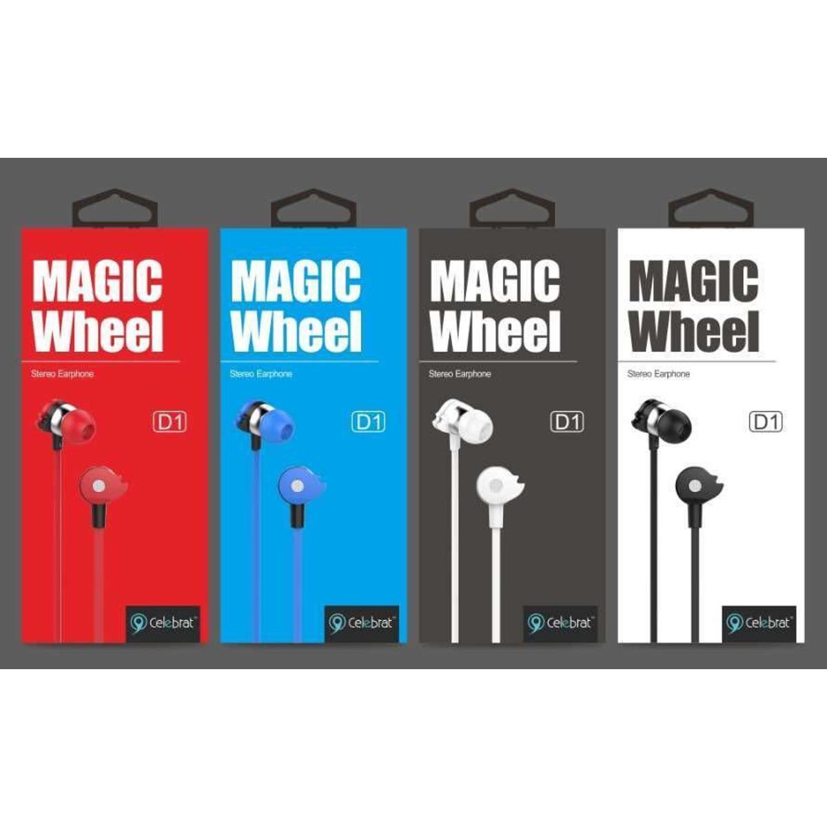 magic wheel stereo earphone d1