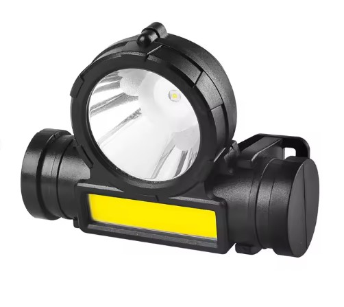 Long Range High Power LED Headlamp Built-in Battery T6+COB USB Rechargeable Waterproof Head Torch