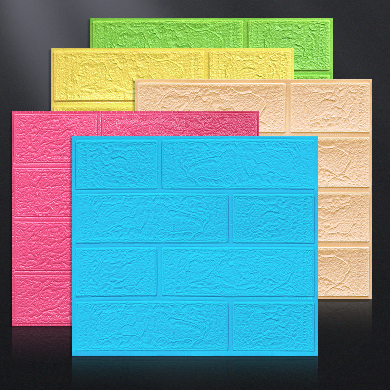 3D Brick Wall Stickers Self Adhesive Wallpaper Sheets 3mm | Peel and Stick Wall Brick Room Panels PE Foam High Quality Bricks Wallpaper wall paper sheet for bedroom price in Pakistan