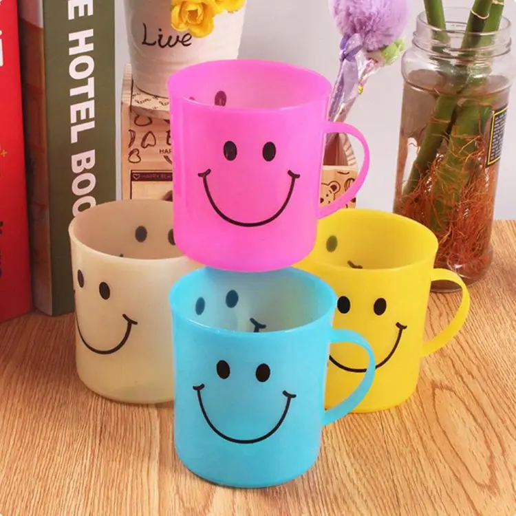 Childrens plastic mugs with hot sale handle