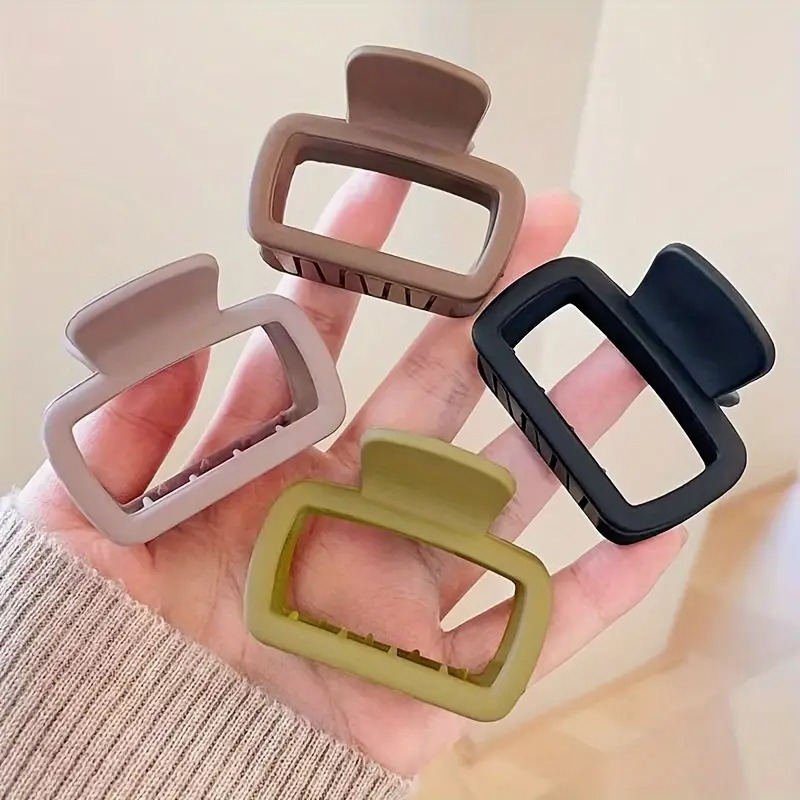 Premium Quality Stylish Matt Hair Catcher 2 Inch for Girls – Hair Accessories for Women and Girls | Pack of 6, 3, or 1  Hair Catchers Clips for Women and Girls, Strong Grip, Multi-Color, Trendy Design