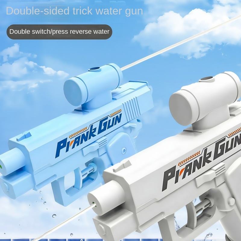 Prank Two-Way Water Gun Toy for Kids | Summer Beach & Swimming Pool Water Gun | High Pressure Squirt Gun | Outdoor Water Shooting Toy | Lightweight Plastic Water Blaster