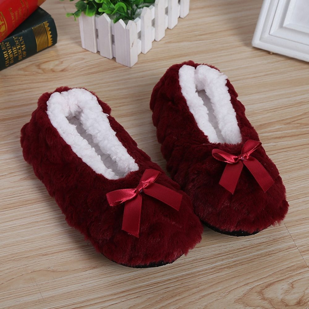 Autumn & Winter Plush Thickened Warm Socks Slippers – Anti-Slip Indoor Floor Shoes with EVA Sole for Men & Women | Cozy Homewear & Stylish Comfort
