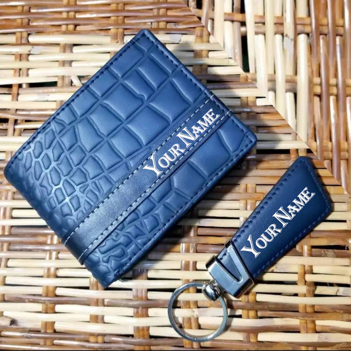 name brand keychain wallet