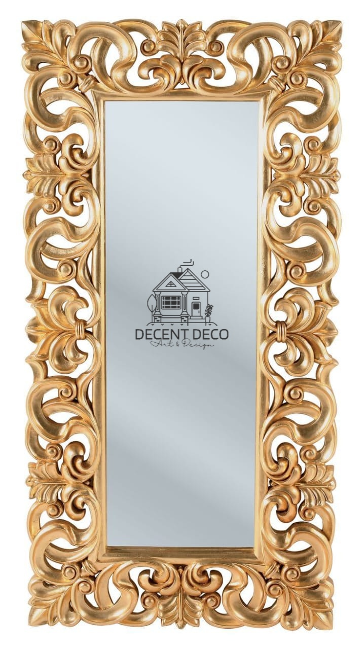 Royal Traditional Wooden Mirror / Wall Wooden Mirror / Decent Deco