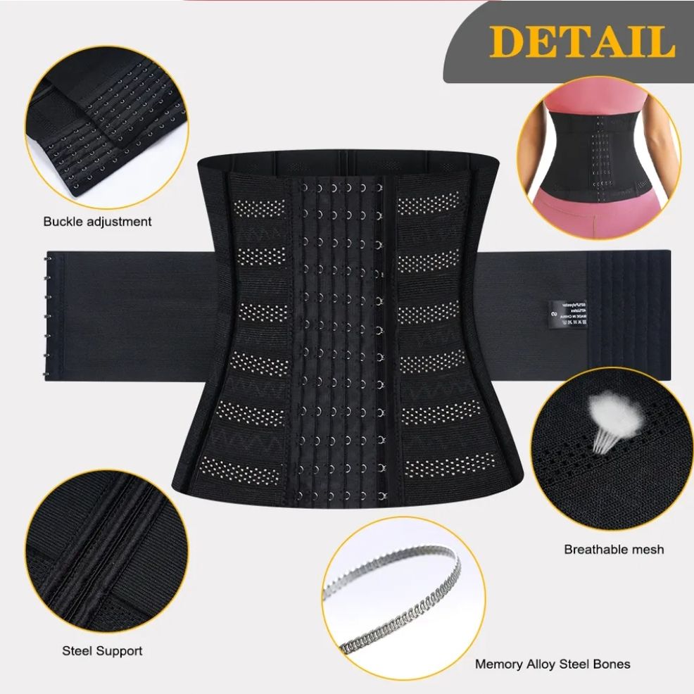 Plus Size Belly Girdle Tummy Control Waist Trimmer Cincher Corset Wrap Belt Waist Trainer Shaper Shapewear