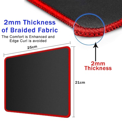 Gaming Mouse Pad for Gaming and Normal Use Smooth Surface Computer Desk Pad