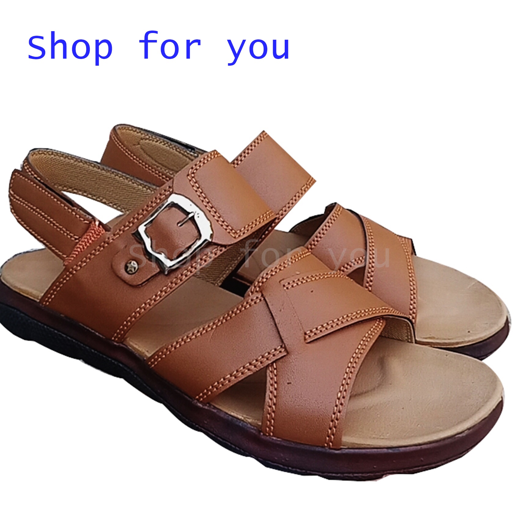 pu leather sandals