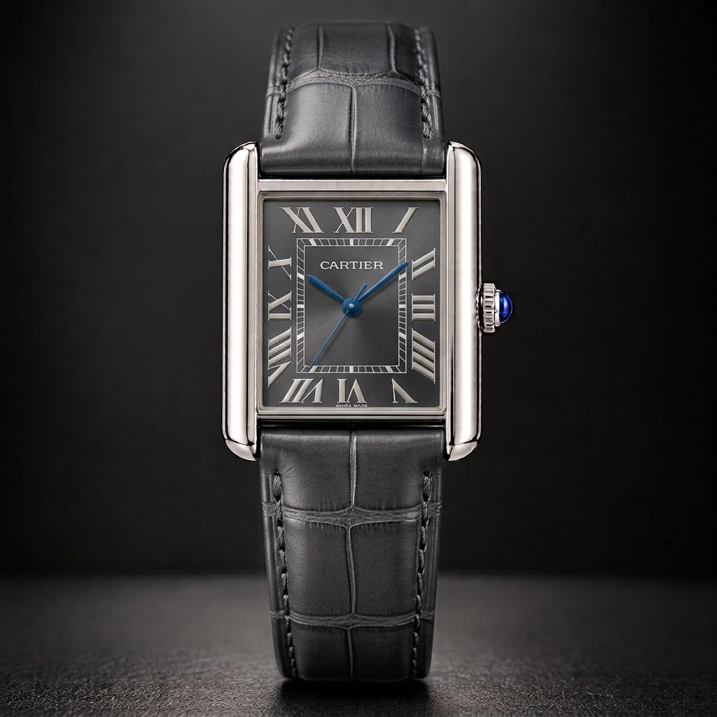 TANK Watch OLD MONEY Top Trending Watch for Men Boys - Premium Look Tank Watch with Leather Strap