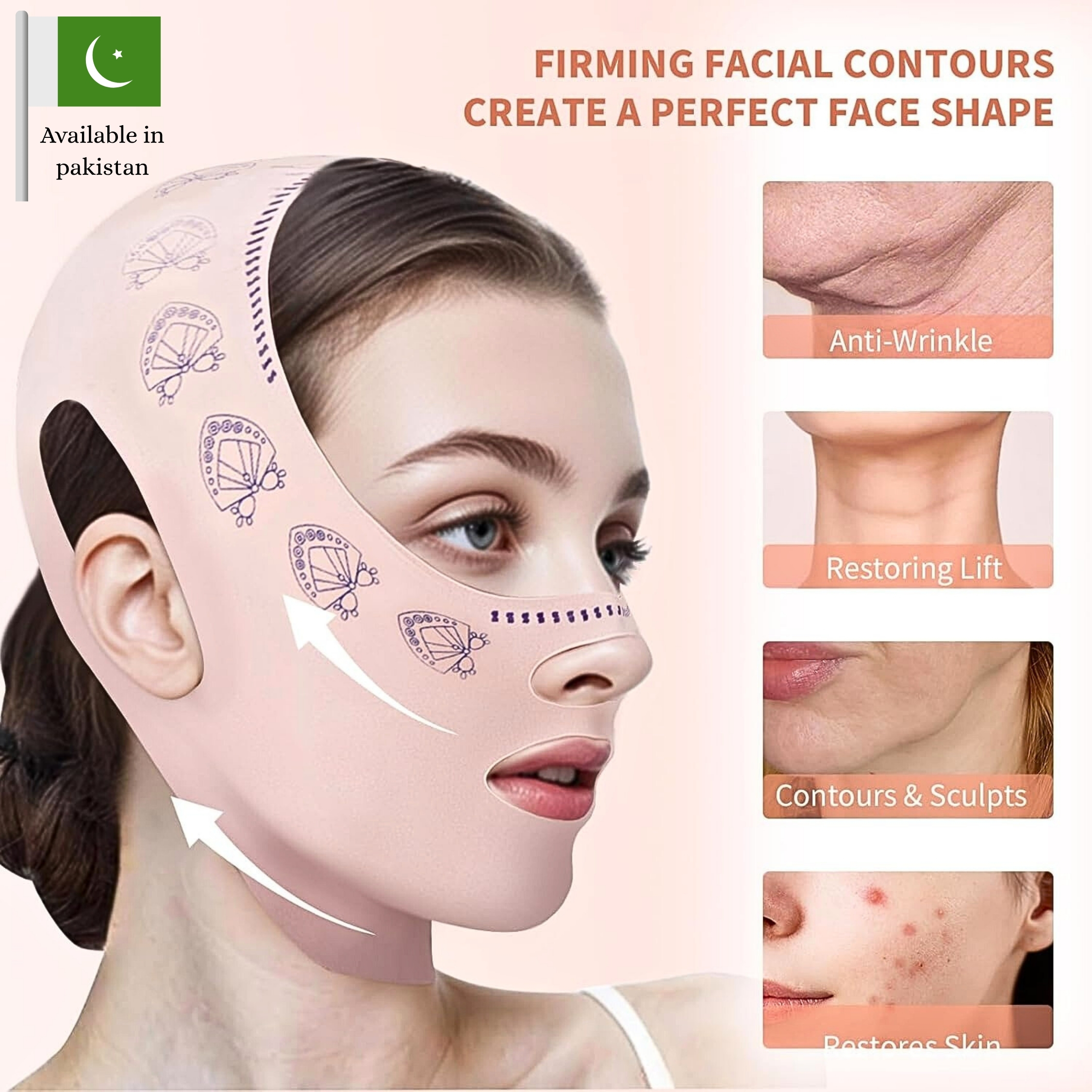 New Women Chin Cheek Face Slimming Bandage Lift Up Belt V Line Face Shaper Facial Anti Wrinkle Strap Skin Care Beauty Tools Creek
