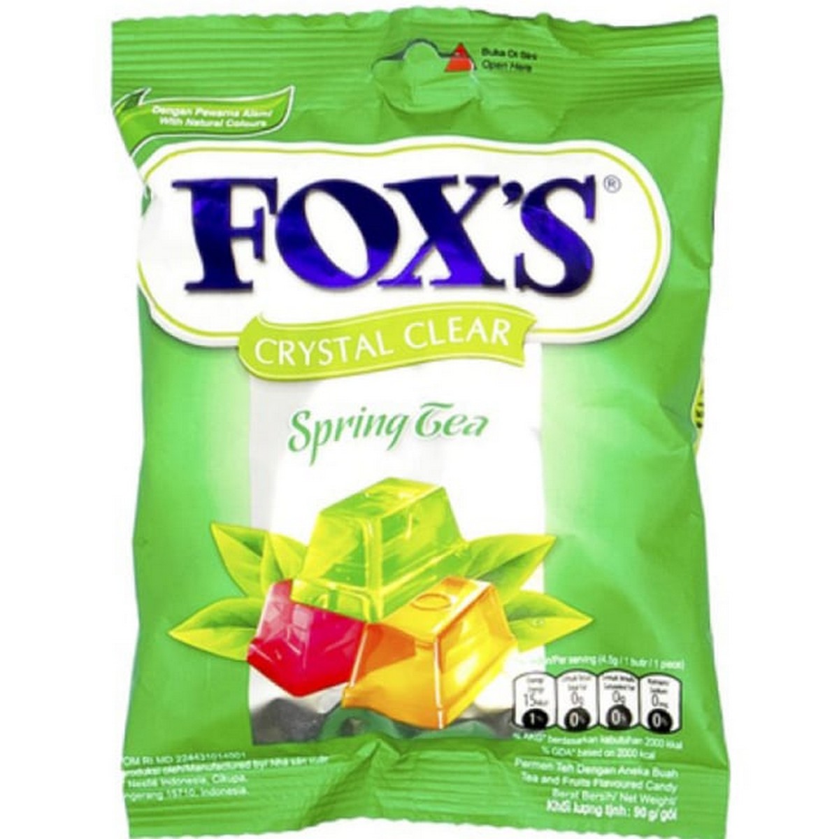 Fox's Crystal Clear Spring Tea Candy 90g