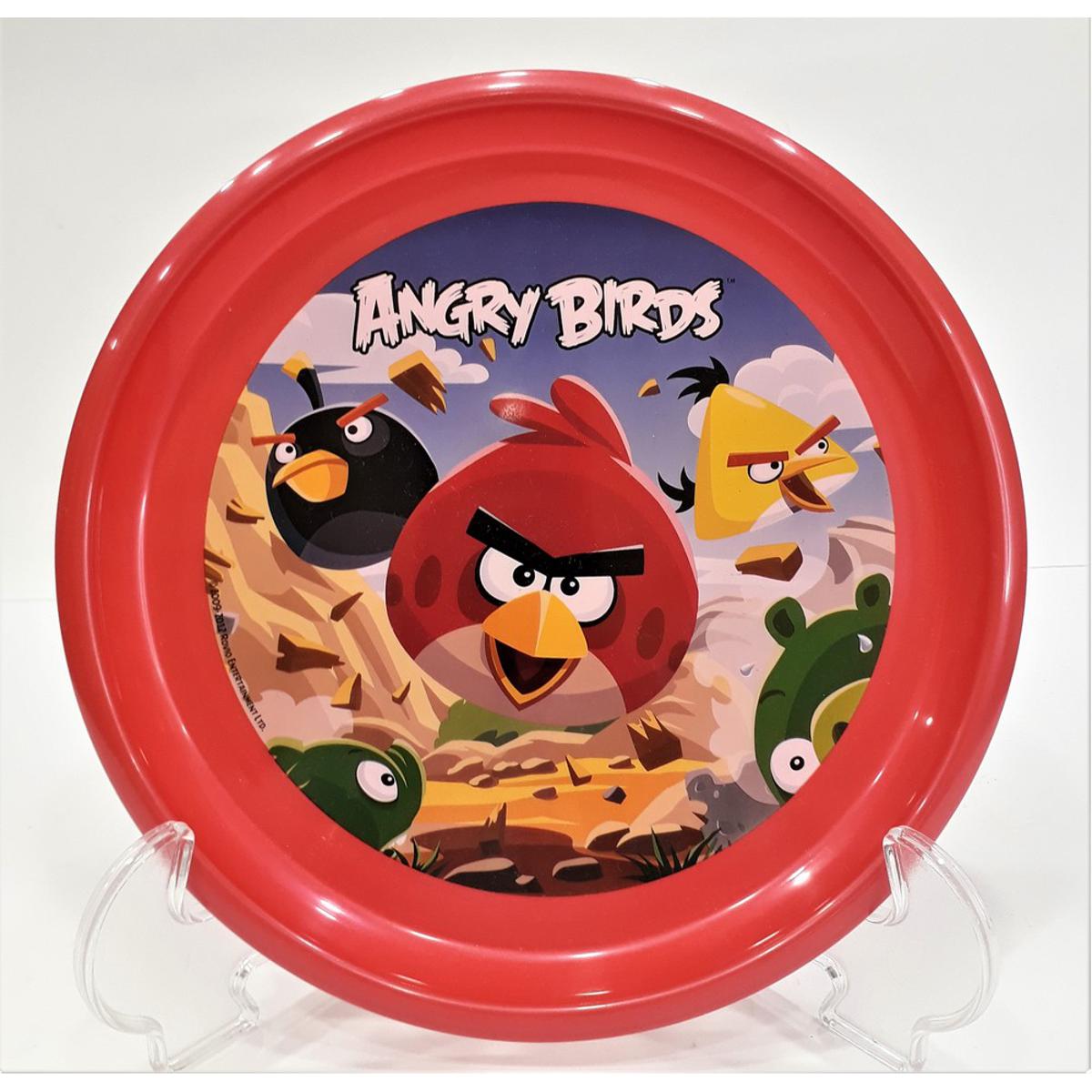 Stor: PLATE: ANGRY BIRD (37112)