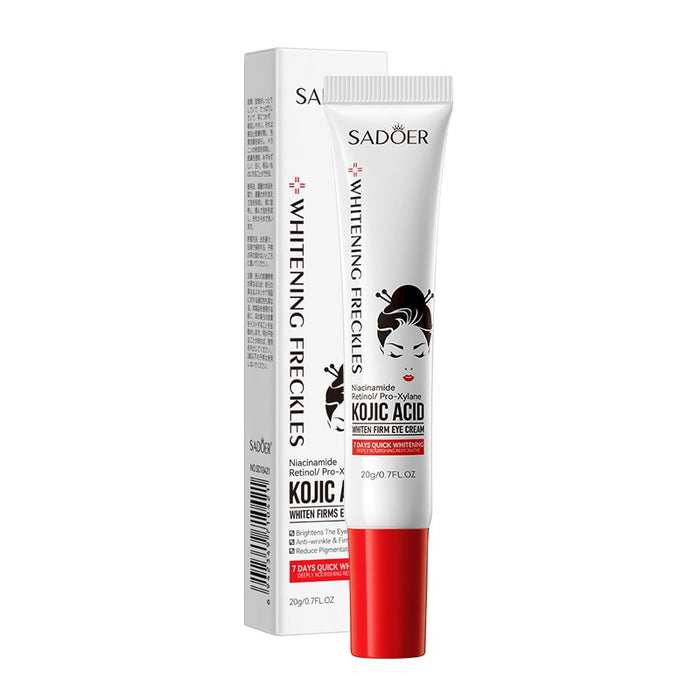 SADOER Kojic Acid Freckles Whiten Firms Eye Cream 20g