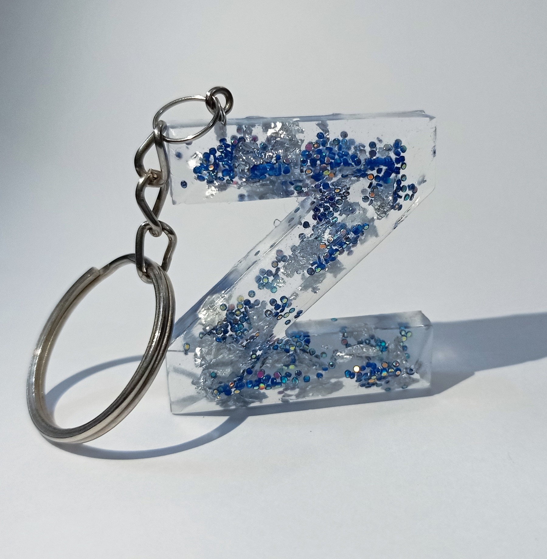 Customized Resin Keychain Handmade Alphabet A-Z (Letter Z) | Daraz.pk