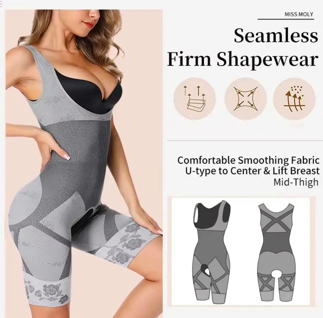 One-Piece  full bodyshaper for women Fat Burner Body tight Shaper Slimmer Modeling  Tummy Control Briefs